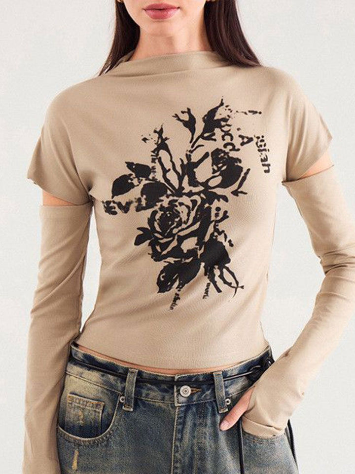 DressBerry Floral Printed Crop Top
