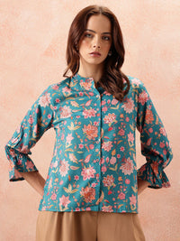 all about you Floral Opaque Printed Casual Shirt