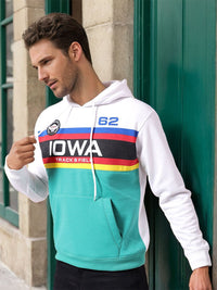 The Indian Garage Co Typography Printed Hooded Sweatshirt