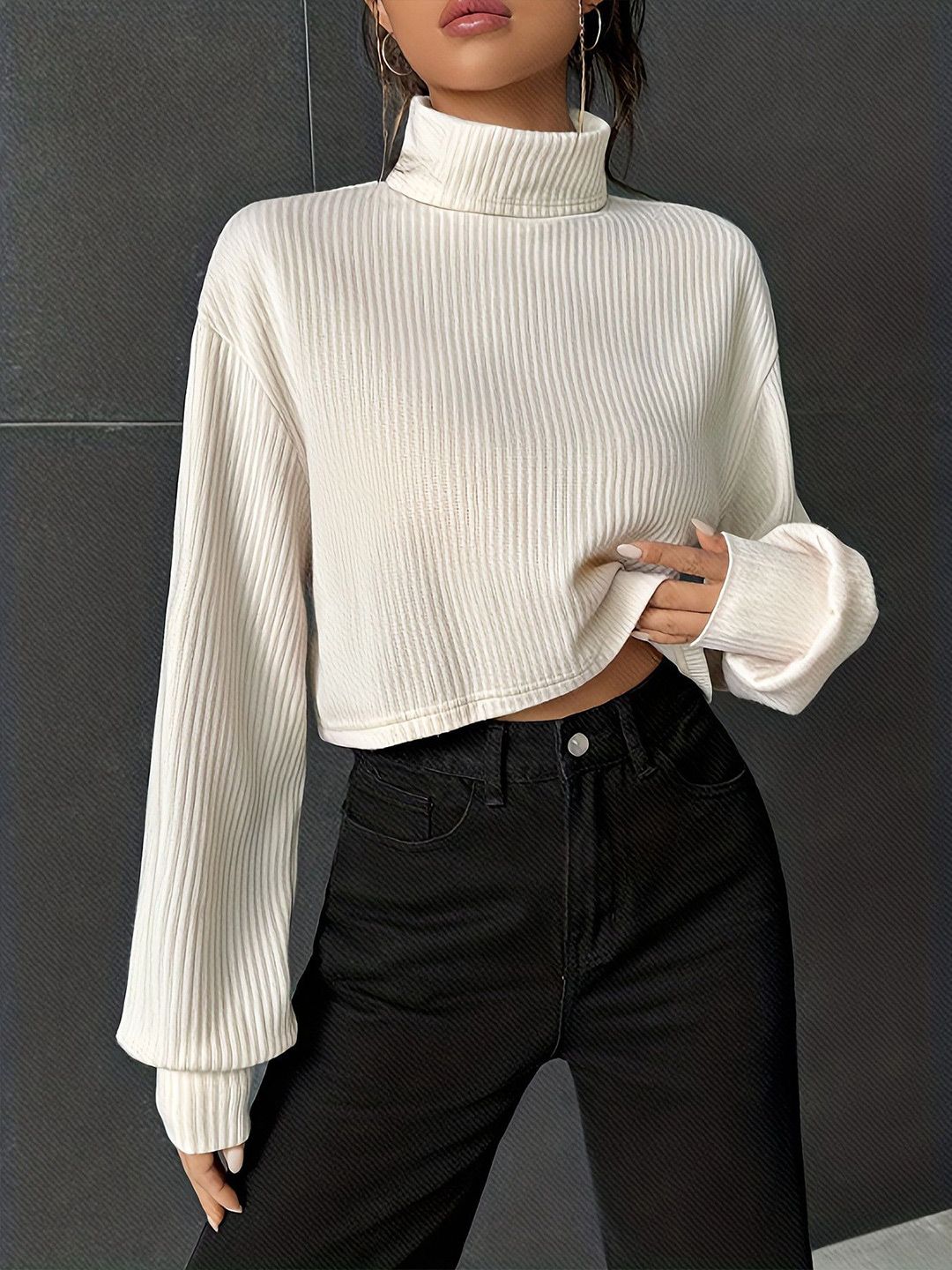 DressBerry Women High Neck Top