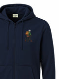 ADRO Men Printed Hooded Sweatshirt