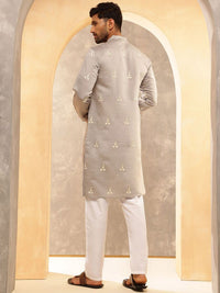 Anouk Men Embroidered Regular Kurta with Pyjamas