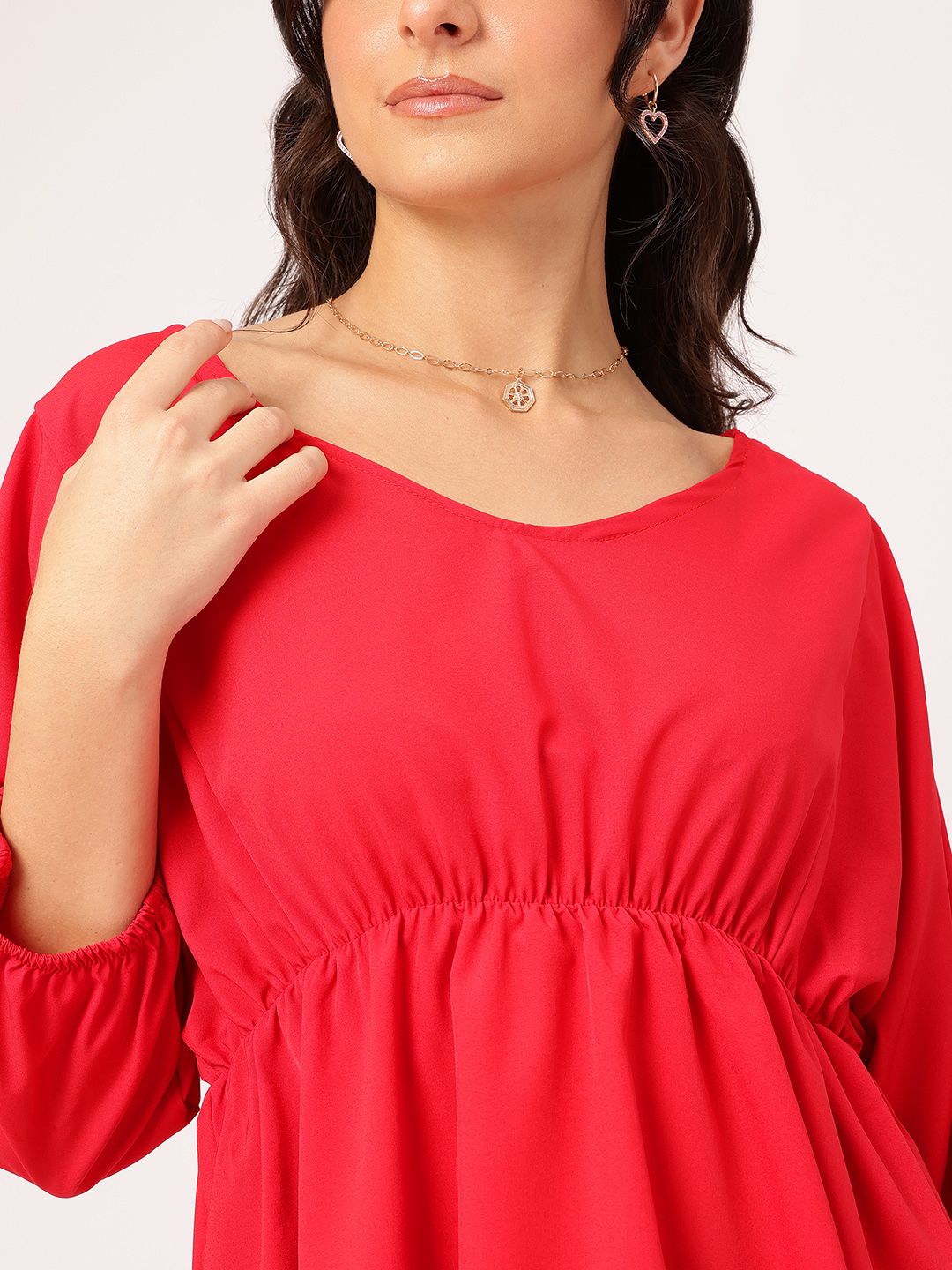 DressBerry Swing & Sway Scoop Neck A-Line Top