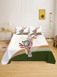 Myntra Elegant Homes White 400 TC Bedsheet with 2 Pillow Covers