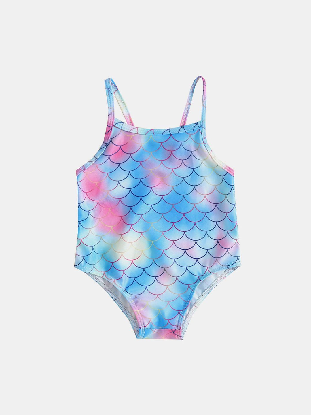 YK Girls Printed Swimwear Bodysuit
