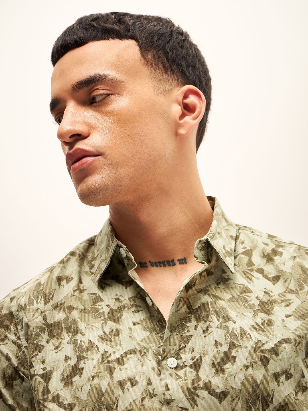THE BEAR HOUSE Slim Fit Printed Casual Shirt