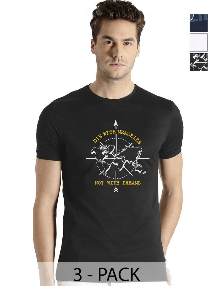 ADRO Men Printed T-shirt