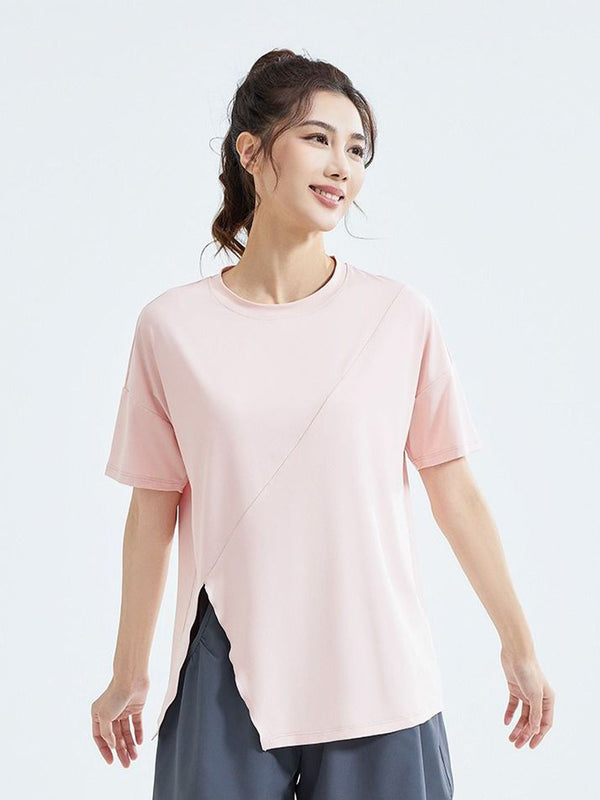 HRX by Hrithik Roshan  Women  Solid Round Neck Short Sleeve Top