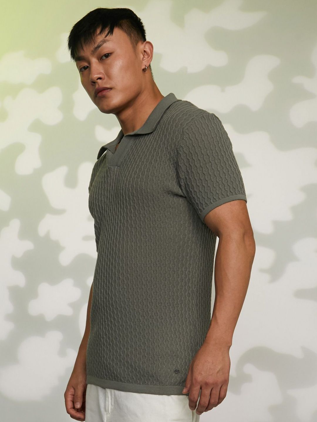 Campus Sutra Men Polo Collar Pockets T-shirt