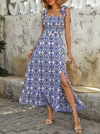 all about you Women Ethnic Motifs Printed Fit & Flare Maxi Dress