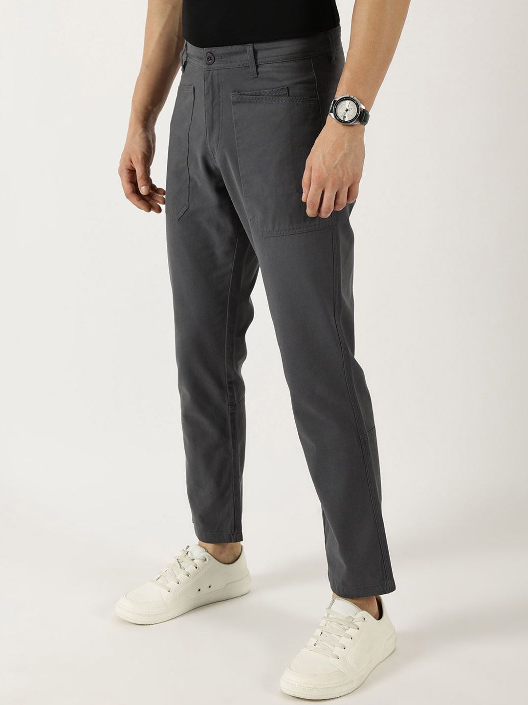 Thomas Scott Men Smart Straight Fit Easy Wash Trousers