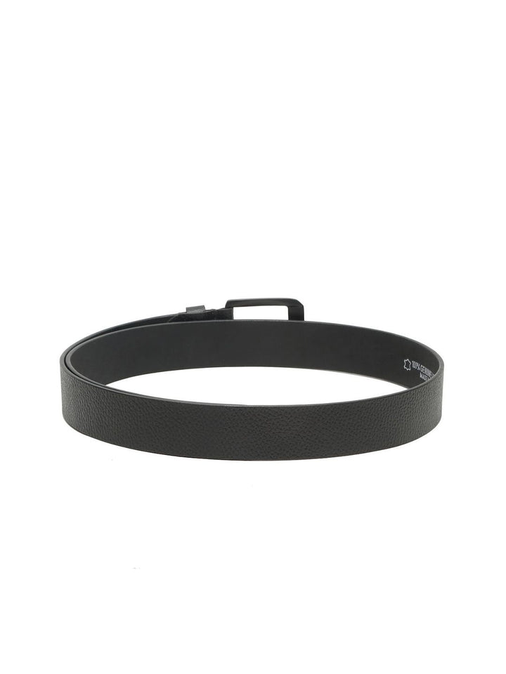 Teakwood Leathers Men Textured Leather Belt