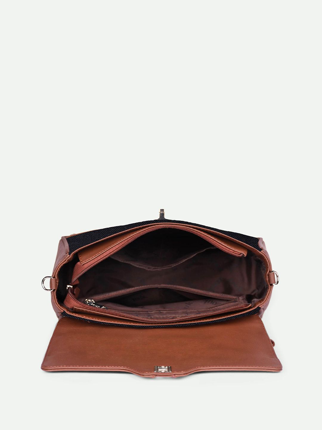 ZOUK Printed Structured Satchel