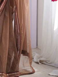Saree mall Sequinned Net Sarees