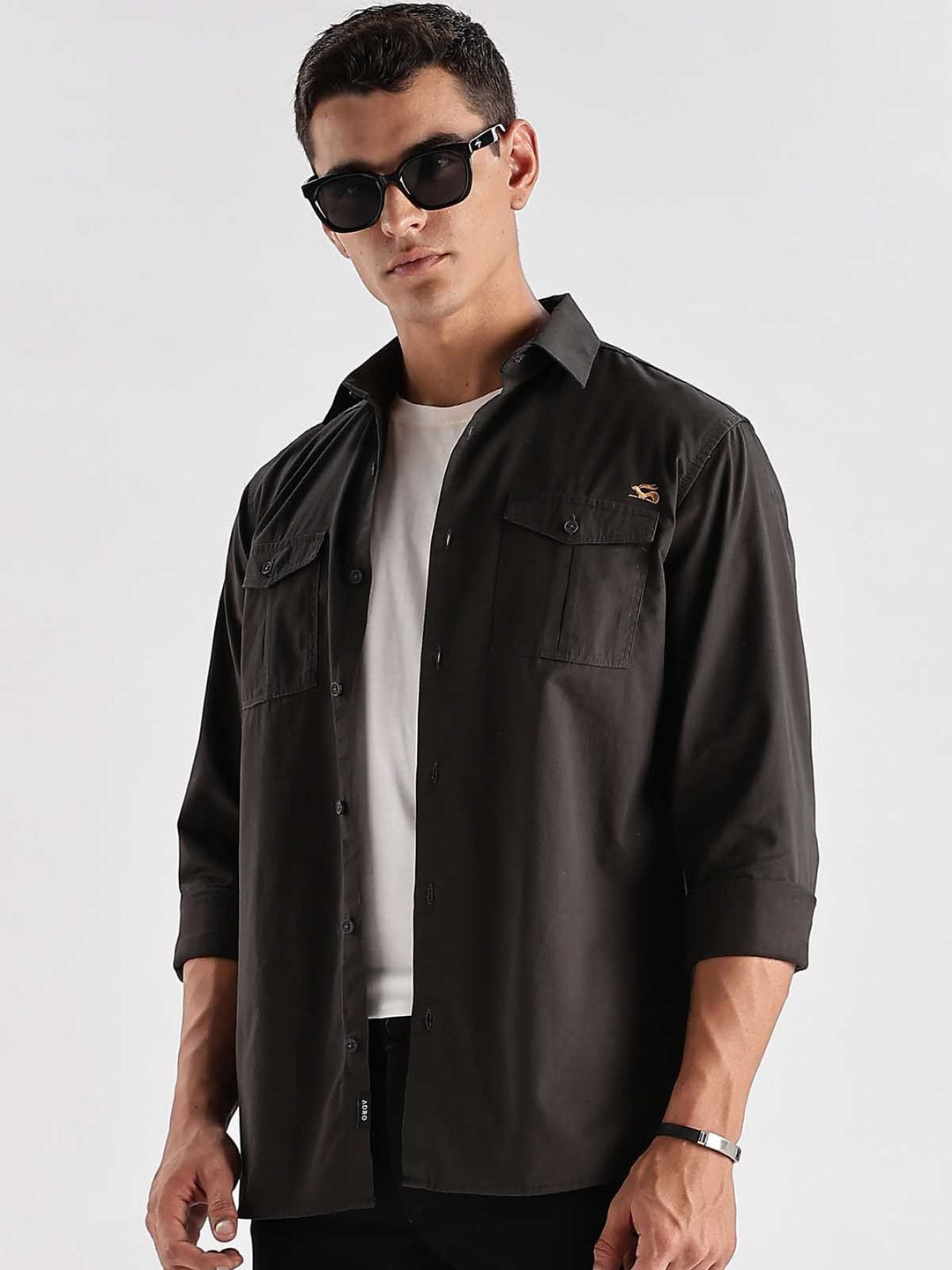 ADRO Men Cotton Cargo Shirt