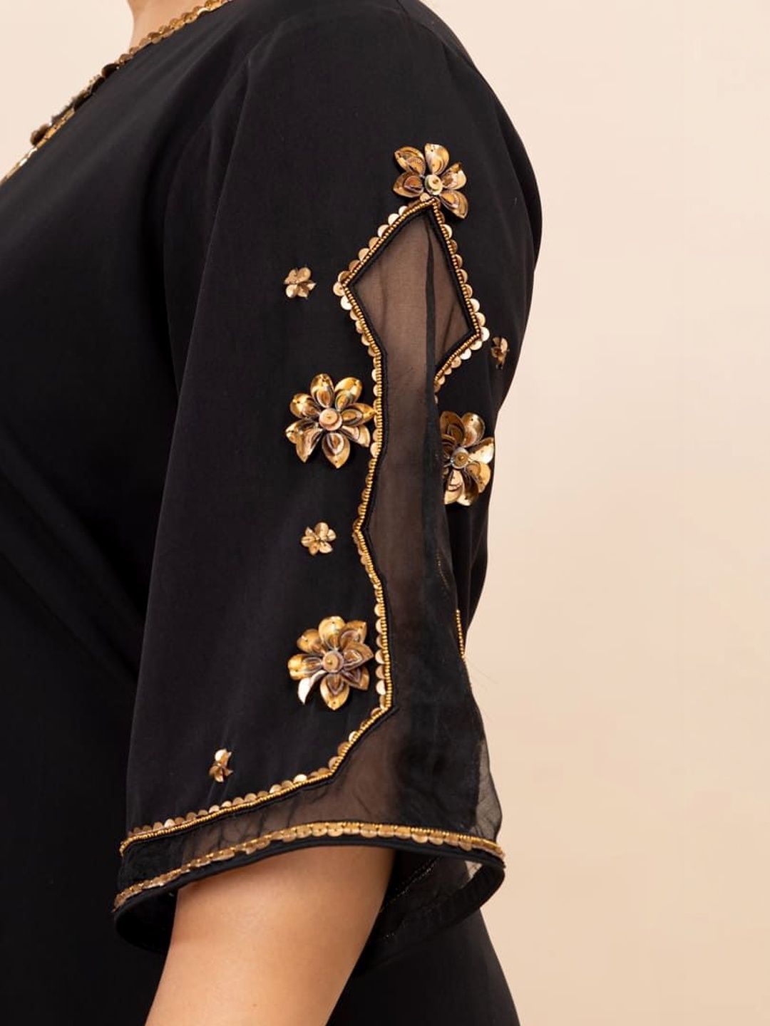 Mamicha Embellished Round Neck Top & Trousers Co-Ords