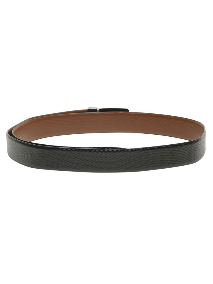 Teakwood Leathers Men Textured Leather Reversible Belt