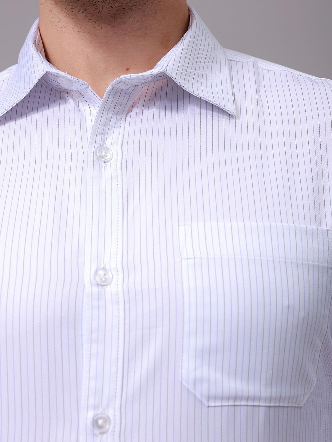 The Indian Garage Co. X Luxe Men Slim Fit Multi Stripes Opaque Striped Formal Shirt