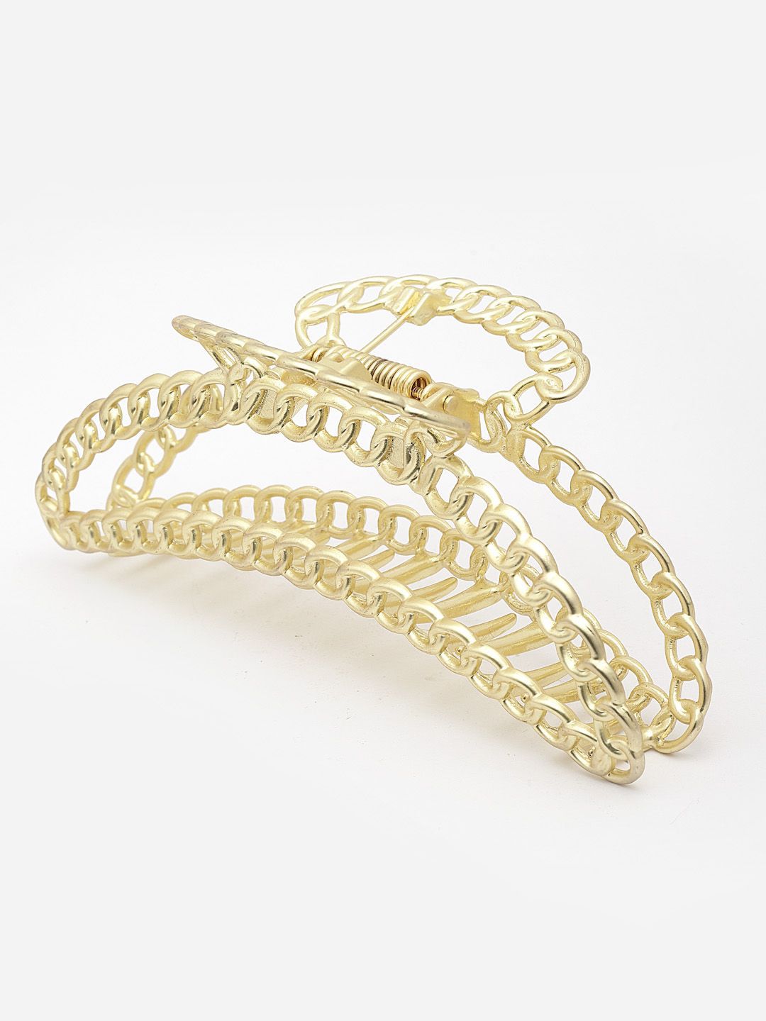 PANASH Women Gold Plated Metal Claw Clip