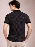 ADRO Men Printed Polo Collar T-shirt