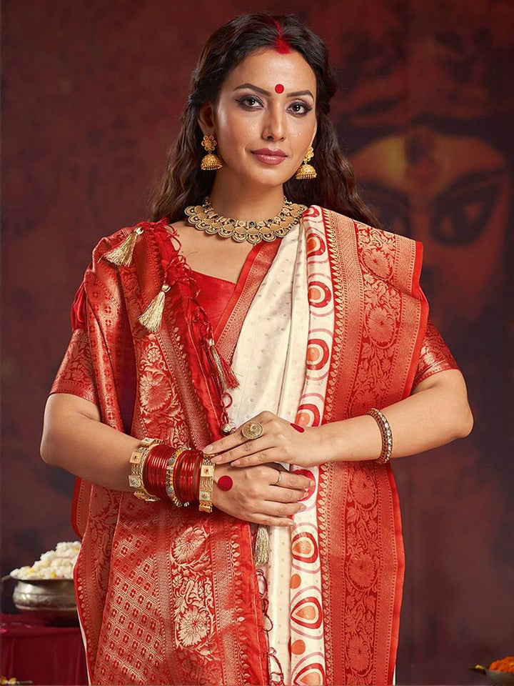 Saree mall Floral Satin Baluchari Sarees
