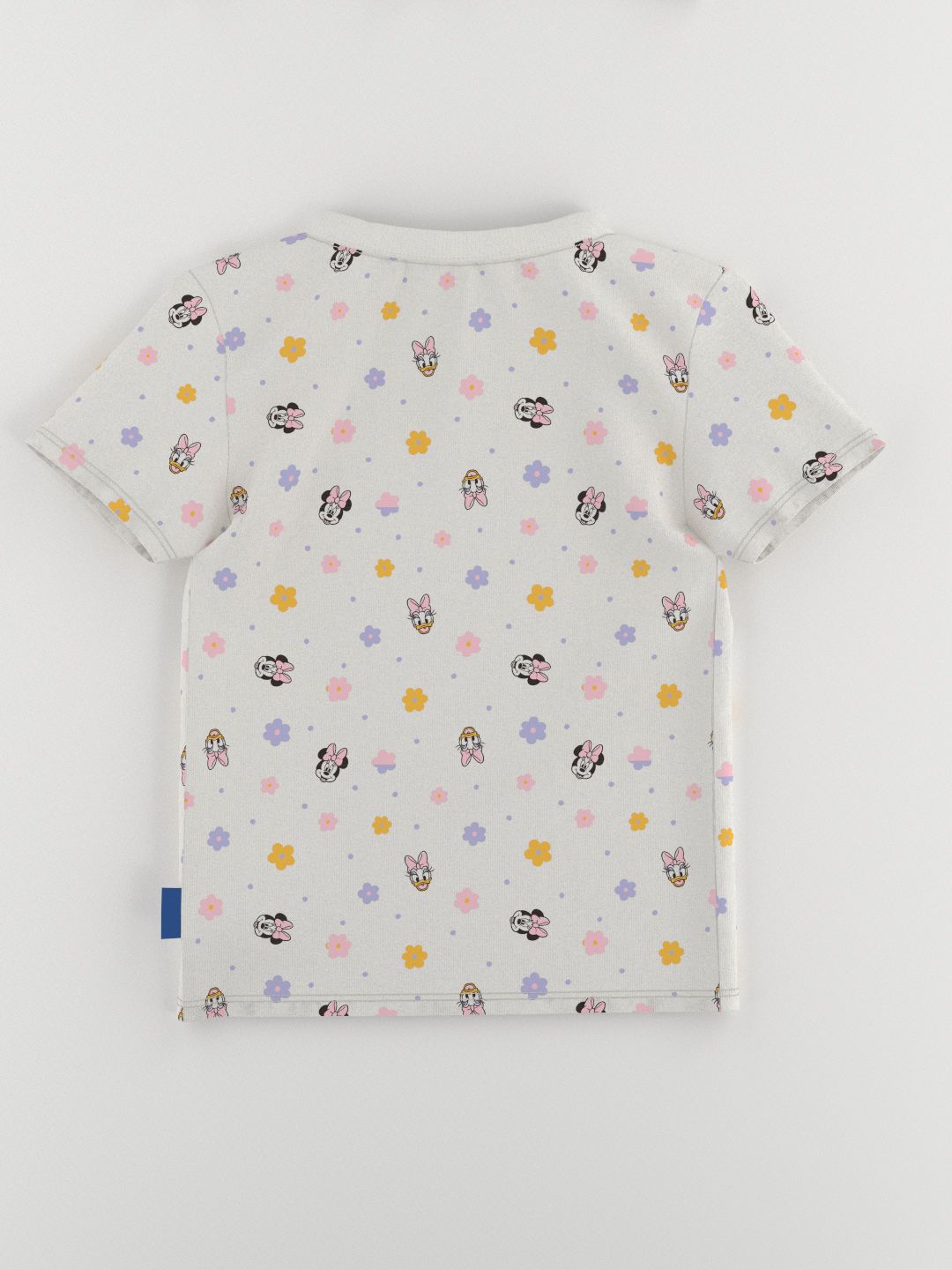 NautiNati Disney Girls Pack of 2 Cotton Minnie Mouse Printed T-shirts
