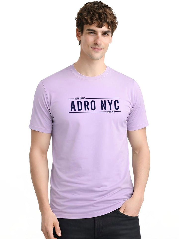 ADRO Men Typography Printed T-shirt