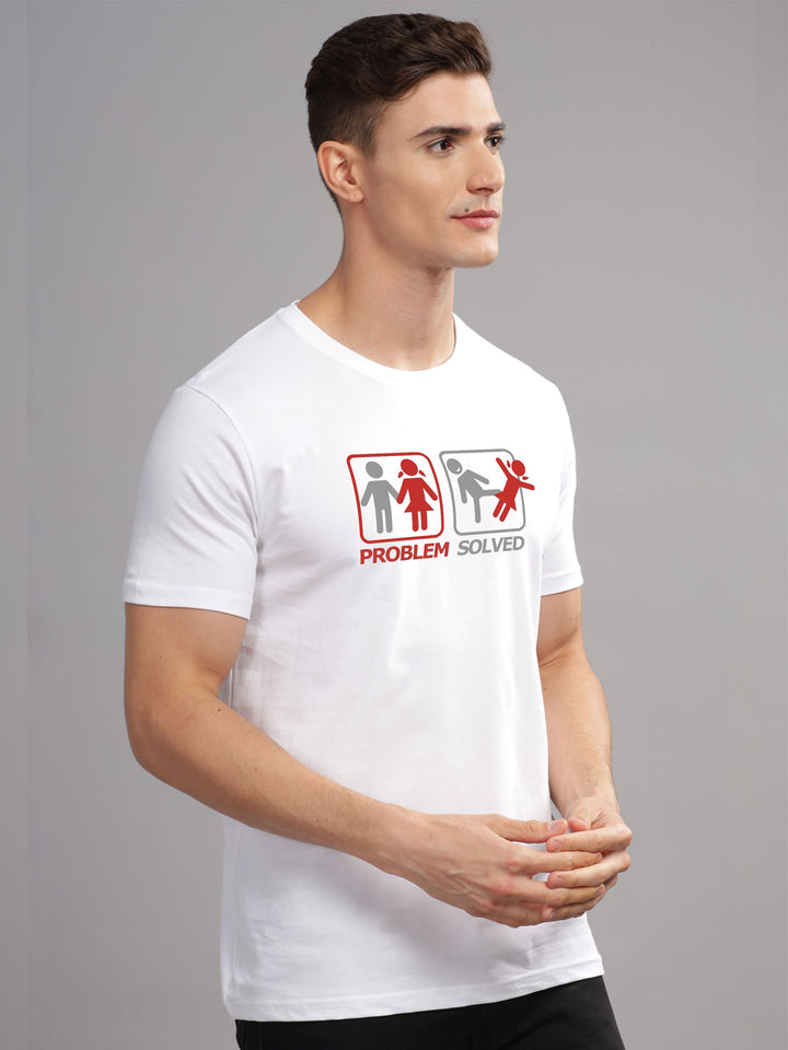 ADRO Men Graphic Printed Round Neck Cotton T-shirt