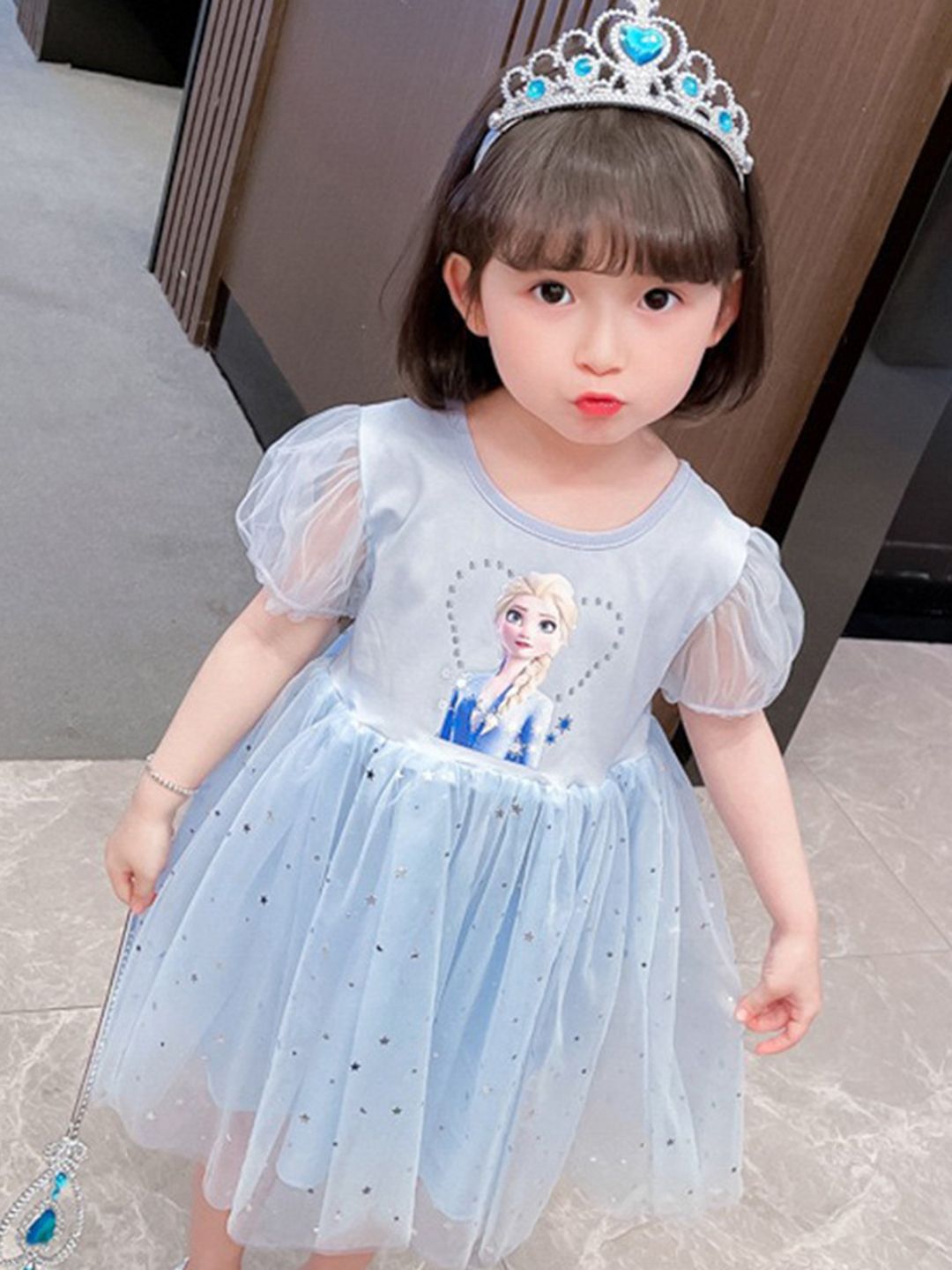 YK Floral Fit & Flare Dress