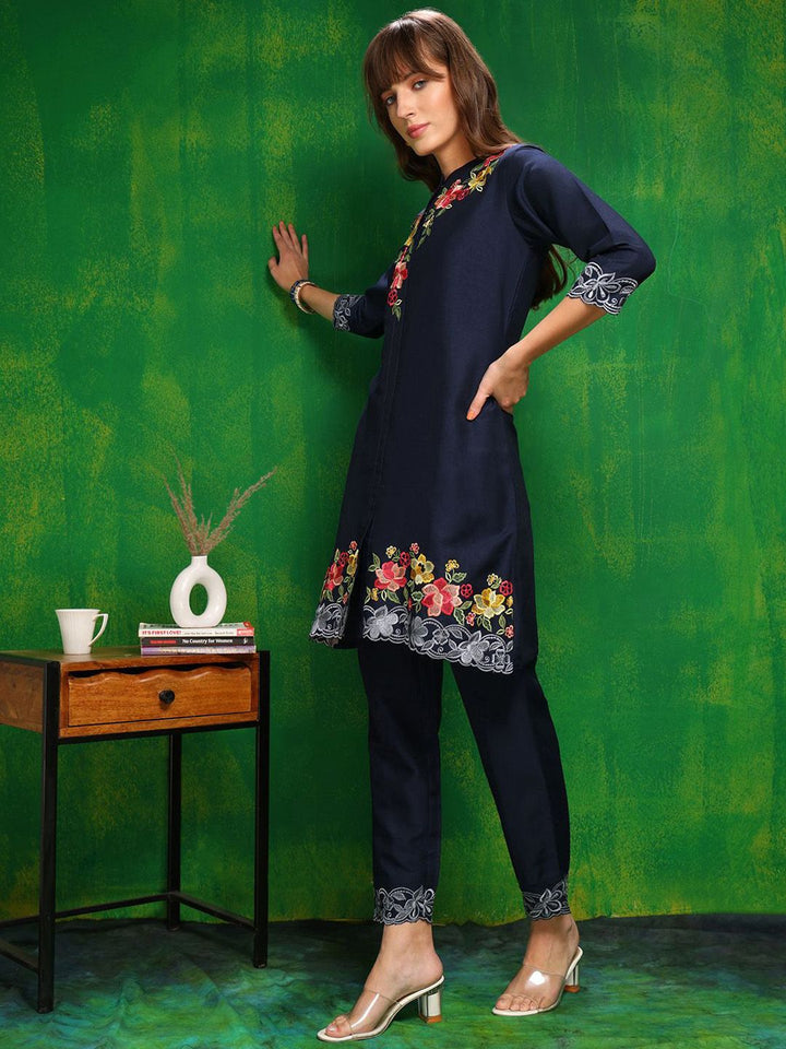 KALINI Embroidered Tunic With Trousers Co-Ords
