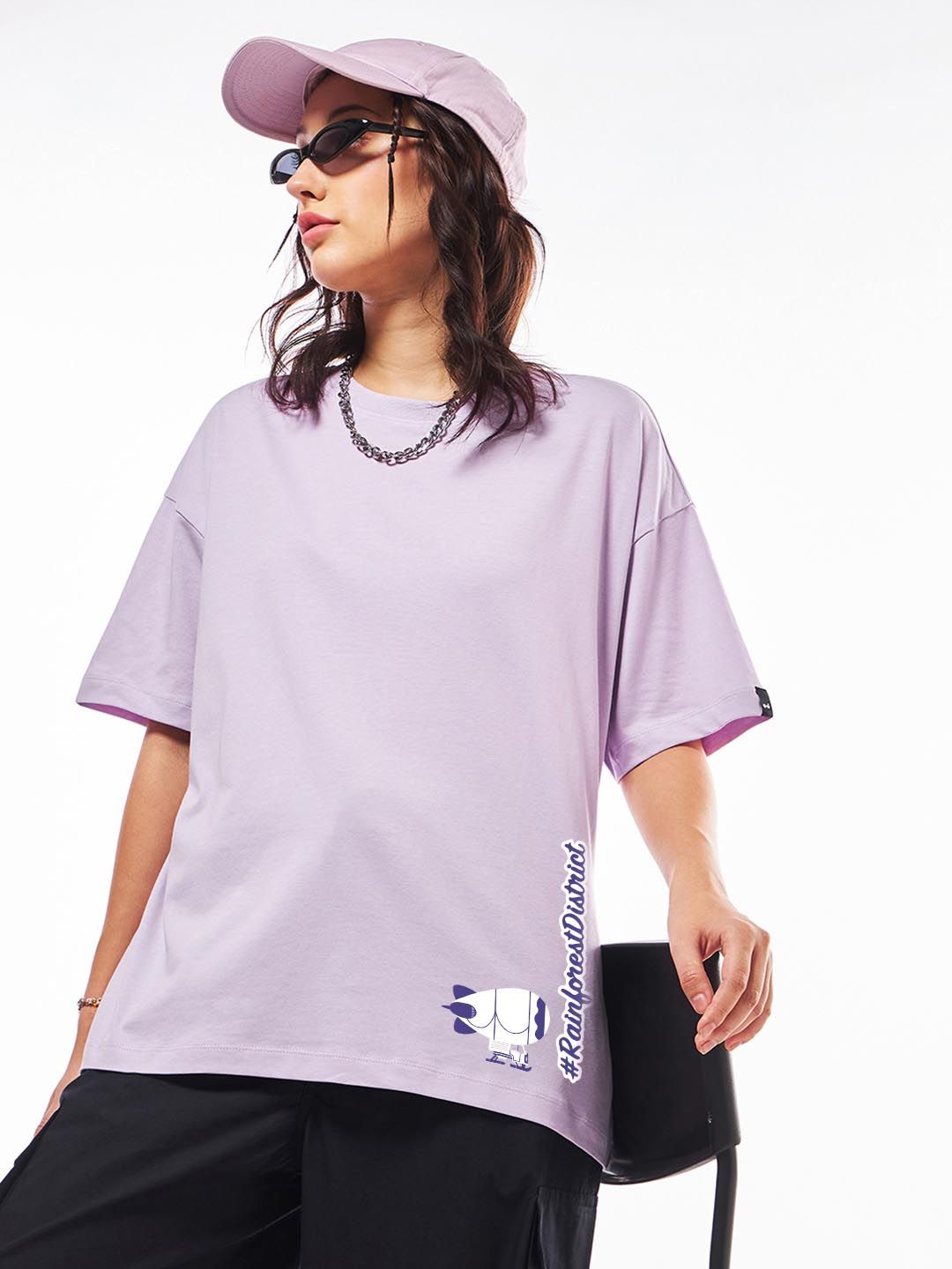 Bewakoof Official Disney Merchandise Zootopia Printed Pure Cotton Oversized T-Shirt
