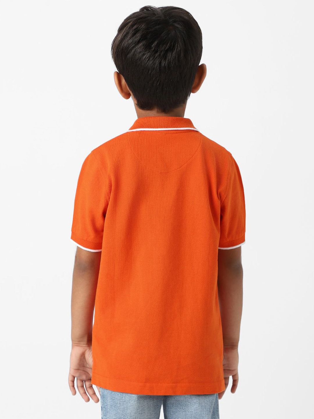 Nauti Nati Boys Bio Finish Graphic Printed Polo Collar Cotton T-shirt