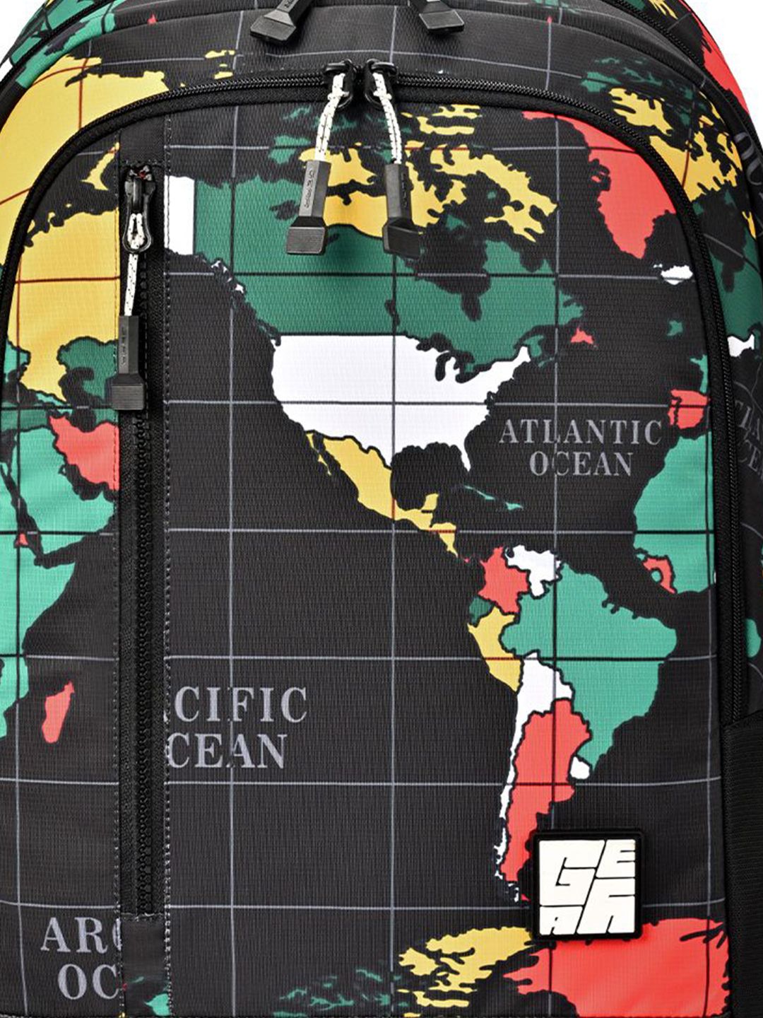 Gear Unisex Globe Printed Backpack