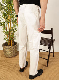Thomas Scott Men Smart Cricket Club Collection Easy Wash Cargo Trousers
