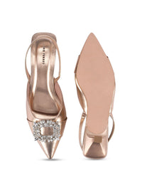 Lino Perros Women Pointed Toe Kitten Pumps
