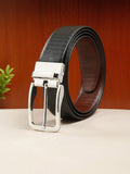 Teakwood Leathers Men Textured Leather Reversible Formal Belt