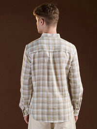 THE BEAR HOUSE Men Slim Fit Opaque Checked Casual Shirt