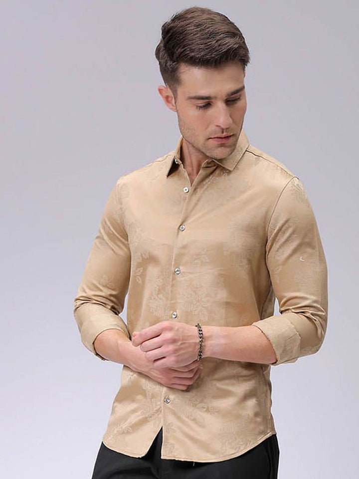 The Indian Garage Co Men Slim Fit Opaque Party Shirt