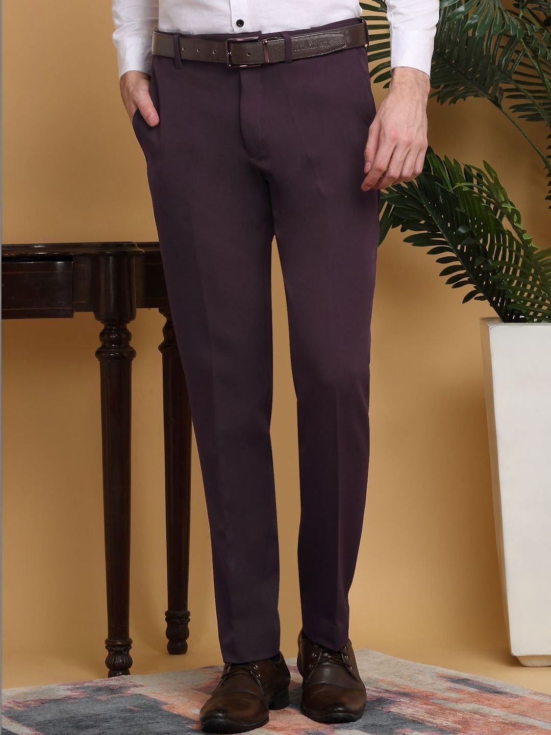 Moda Rapido Men Slim Fit Easy Wash Pleated Seluar
