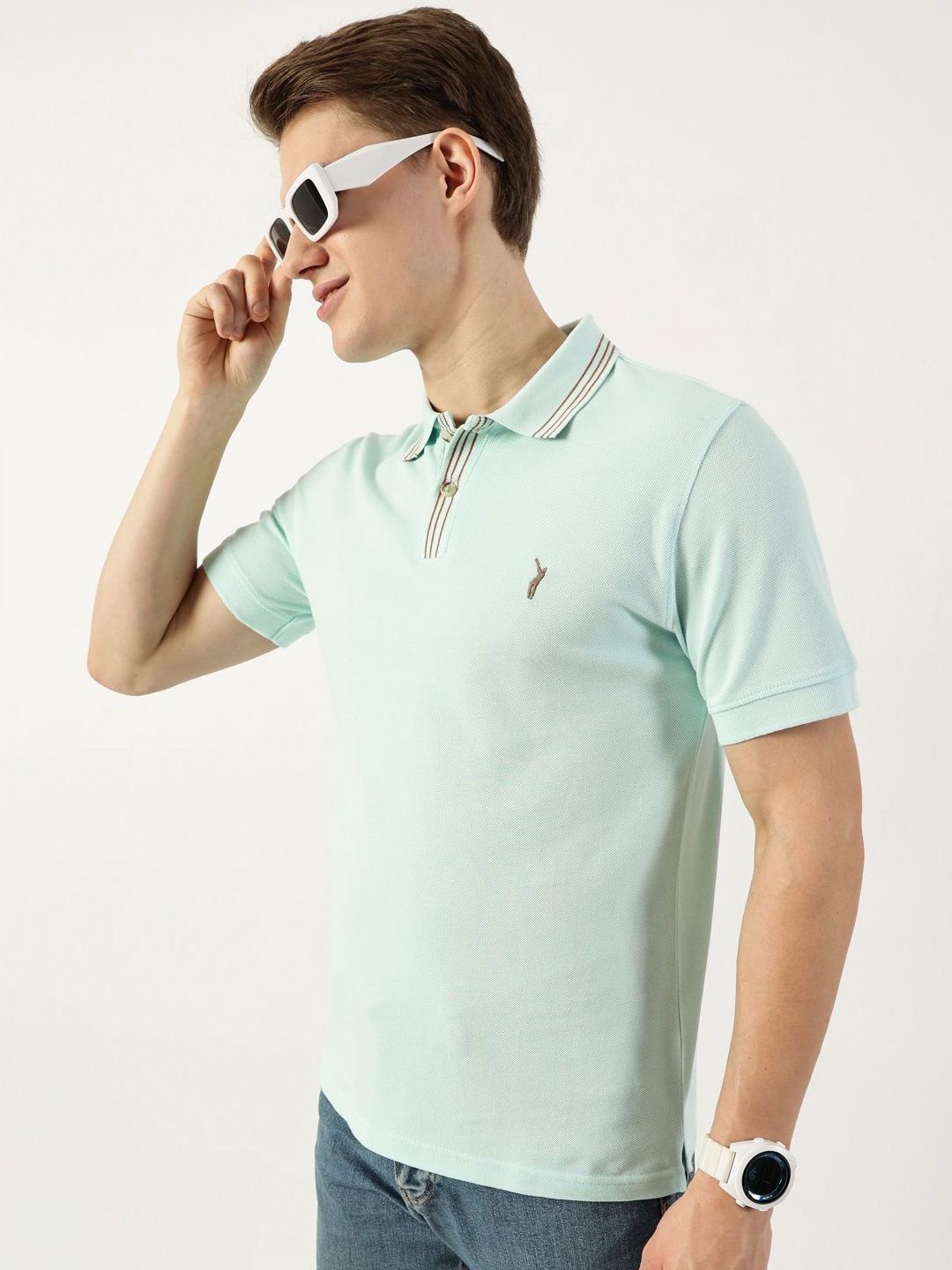 Thomas Scott Men Polo Collar T-shirt
