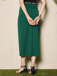 Berrylush High Waist Midi Tulip Skirt