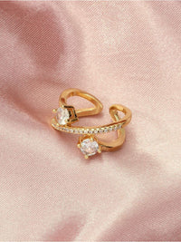 Cincin emas iklan asin untuk aksesori perhiasan cincin jari wanita & perempuan