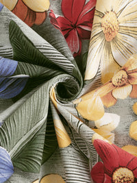 KLOTTHE Green Floral Printed Dilengkapi 300 TC King Double 7D Cadar Dengan 2 Sarung Bantal