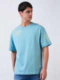 SPYKAR Men Floral Printed Round Neck Cotton Relaxed Fit T-shirt
