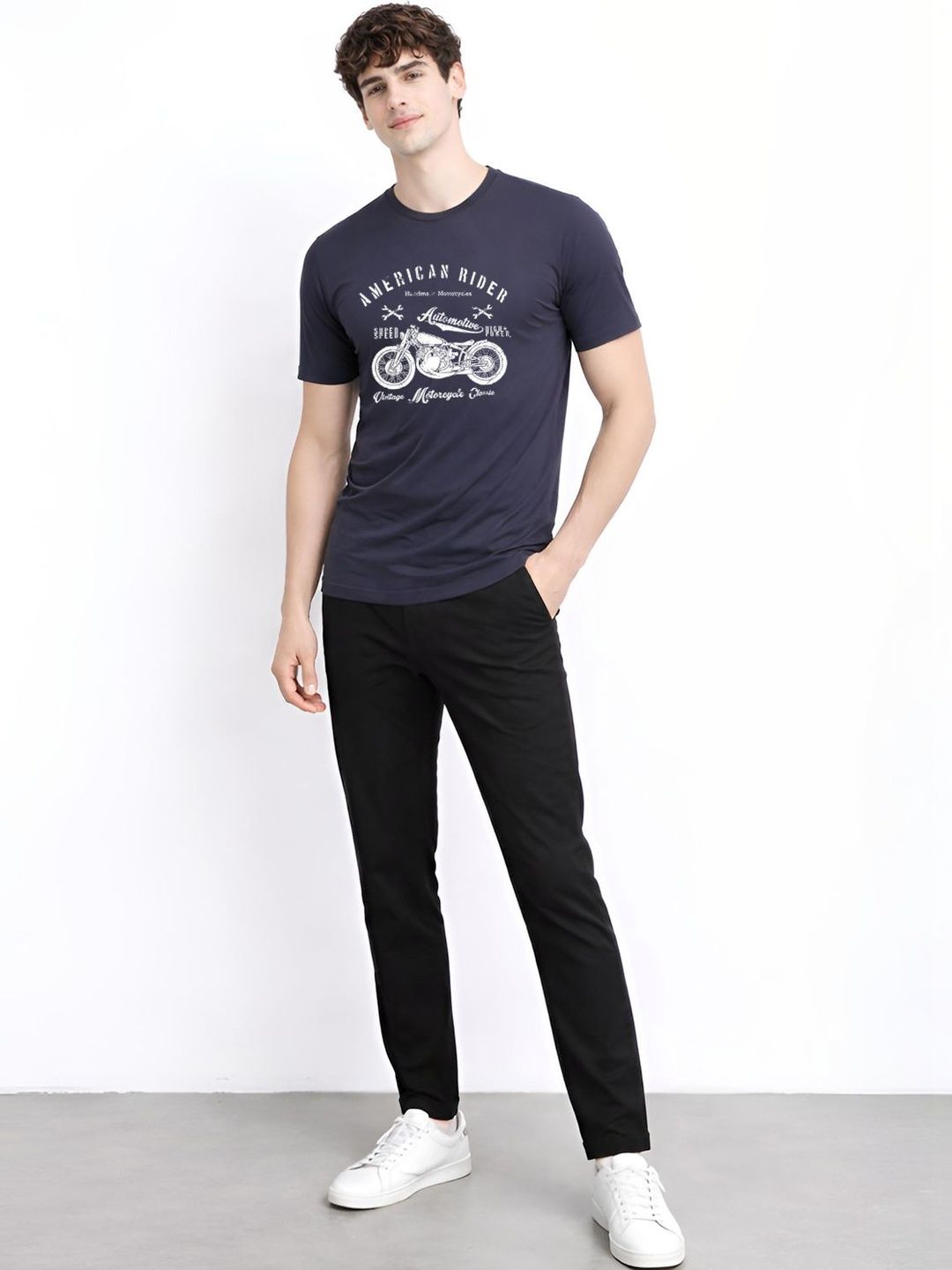 ADRO Men Printed T-shirt