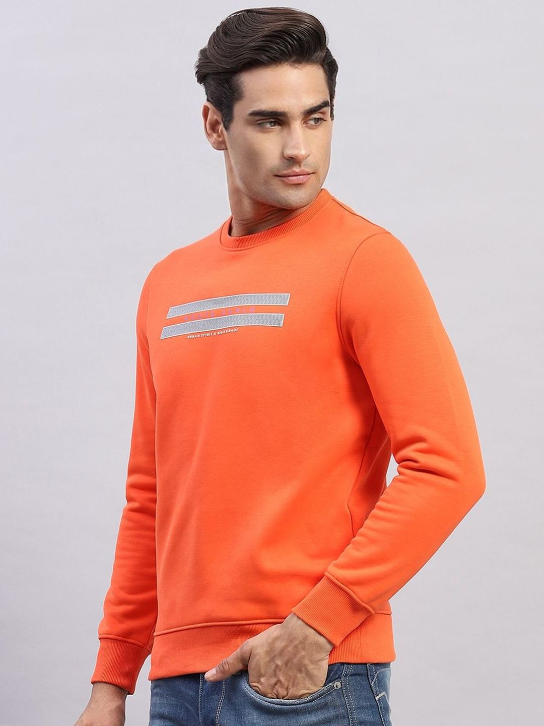 Monte Carlo Men Typography Printed Sweatshirt