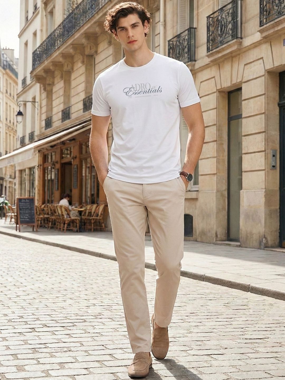 ADRO Men Printed T-shirt