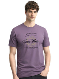 ADRO Men Brand Logo Printed T-shirt