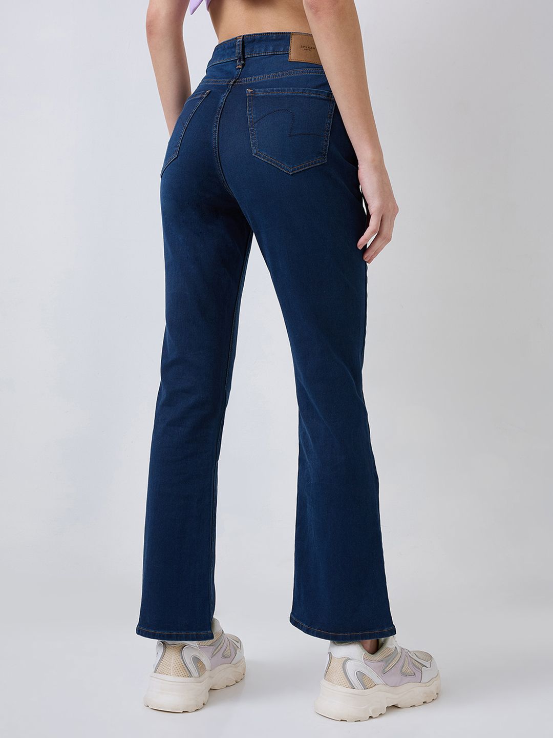 SPYKAR Women High-Rise Highly Distressed Jeans