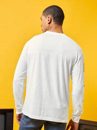 Bewakoof Men Mickey Mouse Printed Pure Cotton Oversized T-shirt